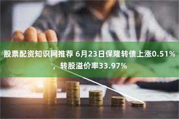 股票配资知识网推荐 6月23日保隆转债上涨0.51%，转股溢价率33.97%