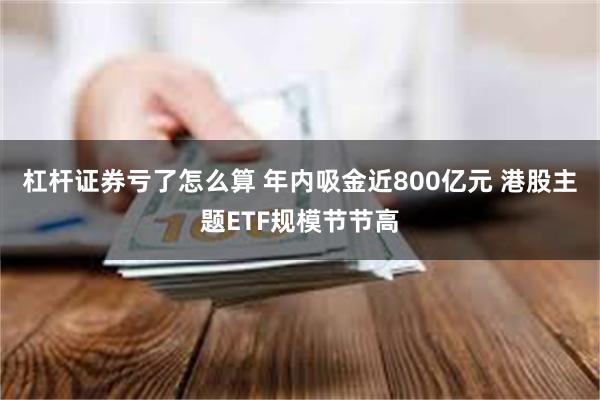 杠杆证券亏了怎么算 年内吸金近800亿元 港股主题ETF规模节节高